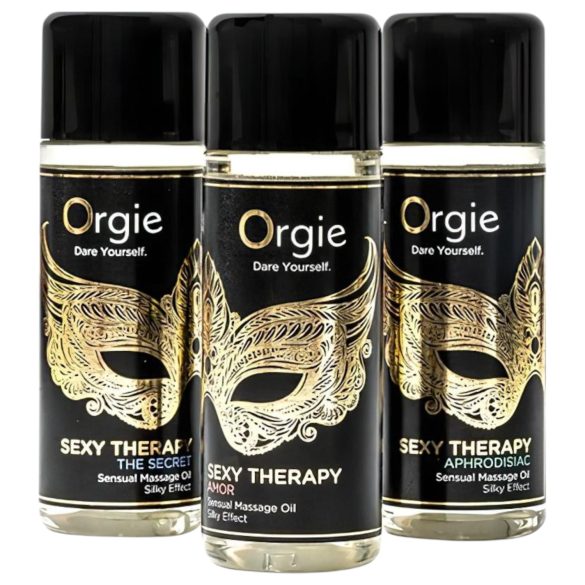 Orgie Sexy Therapy - set de aceites de masaje sensuales (3x30ml)