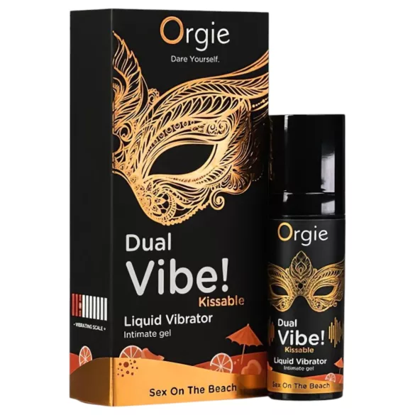 Orgie Dual Vibe - vibrador líquido unisex - Sex on the Beach (15 ml)