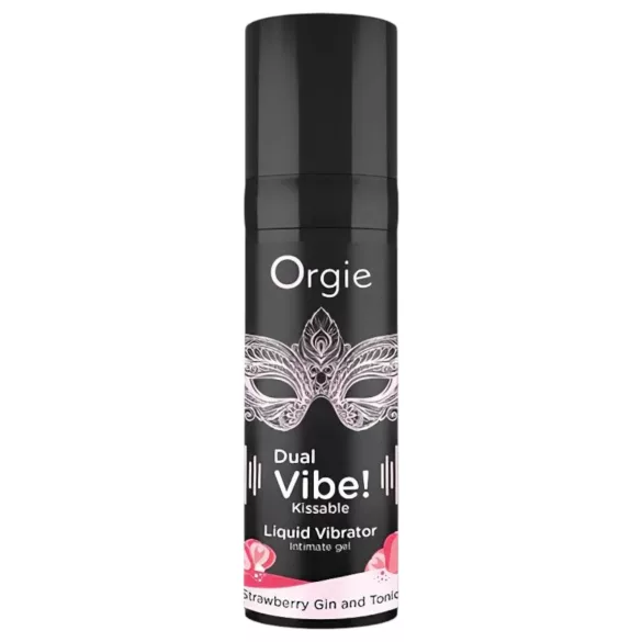 Orgie Dual Vibe - vibrador líquido unisex - Fresa - Gin Tonic (15 ml)