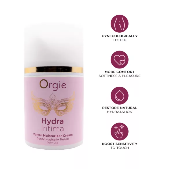 Orgie Hydra Intima - Crema hidratante para la vulva de uso diario (50 ml)