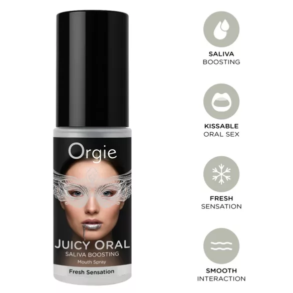 Orgie Juicy Oral - spray potenciador de la experiencia de besos y sexo oral (15 ml)