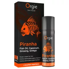   Orgie Piranha Power Cream - Crema Estimulante para Potenciar la Erección para Hombres (15 ml)