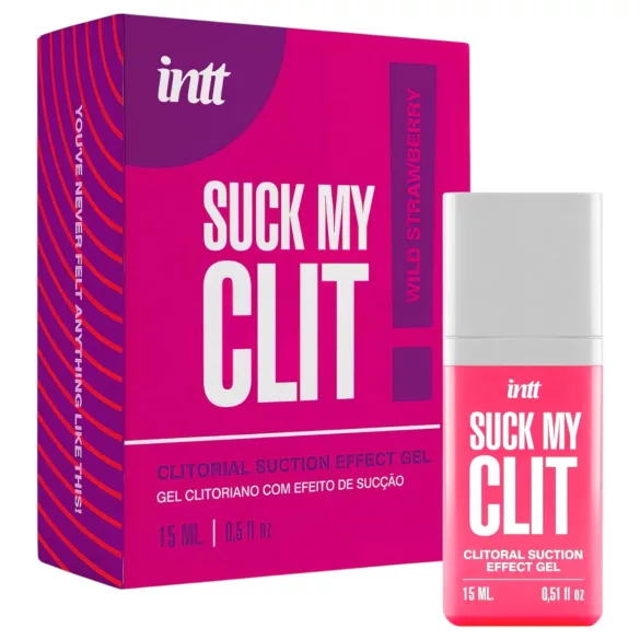 Intt Suck My Clit - gel estimulador de clítoris para mujeres - fresa (15 ml)