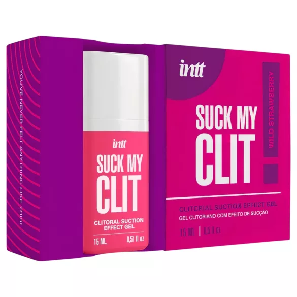 Intt Suck My Clit - gel estimulador de clítoris para mujeres - fresa (15 ml)