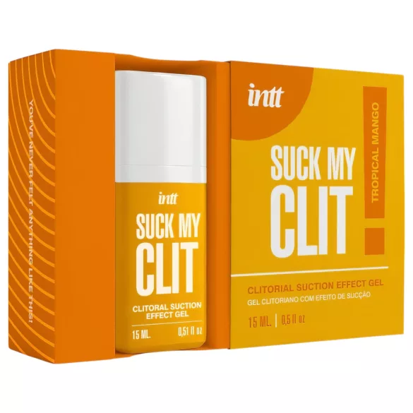 Intt Suck My Clit - gel estimulante de clítoris para mujeres - mango (15 ml)