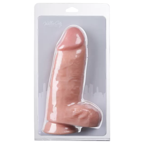 Willie City - dildo grueso realista (color carne) - 24,5 cm