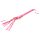 Látigo de cuero sintético - rosa (42cm)