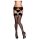 Obsessive S800 - Pantimedias Sexys Negras - L/XL
