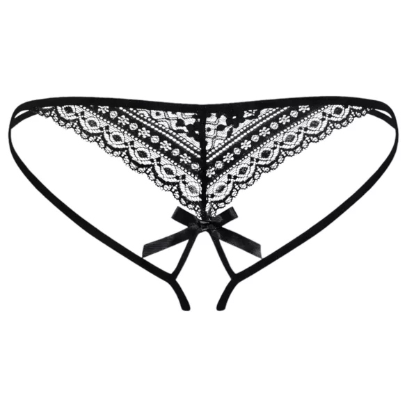 Obsessive Picantina - tanga mujer doble tira - encaje negro - L/XL