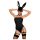 Obsessive OB7008 Sexy Conejita - disfraz de conejita (negro) - L/XL
