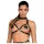 Obsessive - arnés corporal decorativo con cuello - negro - talla S-L