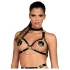 Obsessive - arnés corporal decorativo con cuello - negro - talla S-L