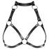 Obsessive - arnés corporal decorativo con cuello - negro - talla S-L