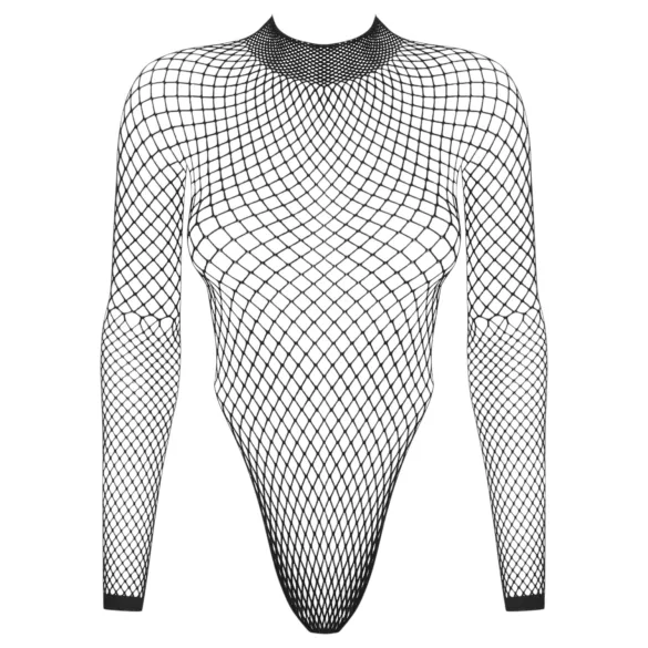 Obsessive - body de red negro de manga larga (talla S-L)