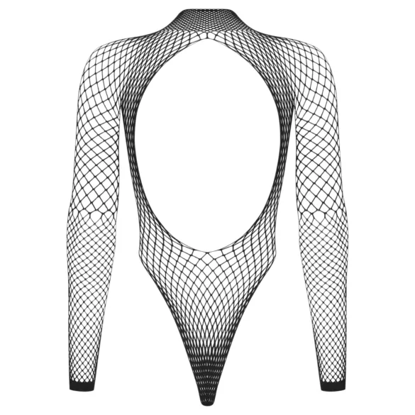 Obsessive - body de red negro de manga larga (talla S-L)