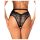 Obsessive Olvidia - Braga decorada con estampado floral (negra) - M/L