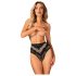 Obsessive Olvidia - Braga decorada con estampado floral (negra) - M/L