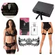 Caja de regalo de lencería Obsessive Wonderia - 6 piezas (negro) - L/XL