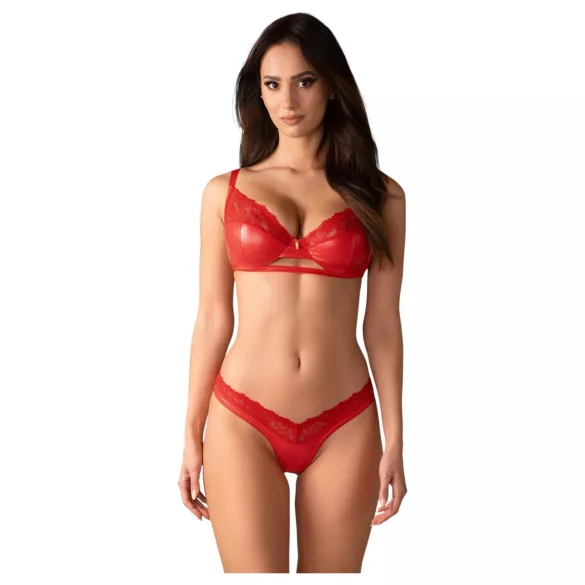 Obsessive Aloisa - set de lencería regalo - 6 piezas - rojo