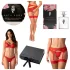Obsessive Aloisa - set de lencería regalo - 6 piezas - rojo - L/XL