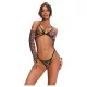 Obsessive Addia - conjunto de red con estampado de leopardo - L/XL