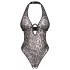 Obsessive Addia - body abierto de estampado leopardo - L/XL