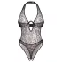 Obsessive Addia - body abierto de estampado leopardo - L/XL