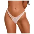 Obsessive Weddya - tanga de encaje (blanco) - L/XL
