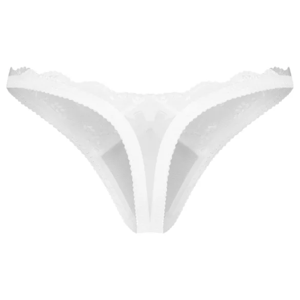 Obsessive Weddya - tanga de encaje (blanco) - L/XL