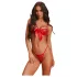 Obsessive Gifty - conjunto de lencería sexy de dos piezas para mujer (rojo) - L/XL