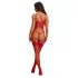 Obsessive Gifty - corsé y tanga abierto (rojo)