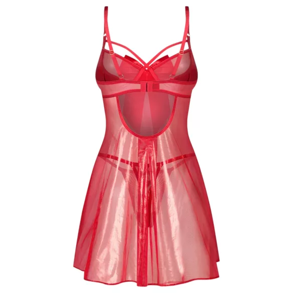 Obsessive Gifty - conjunto de babydoll y tanga (rojo) - L/XL