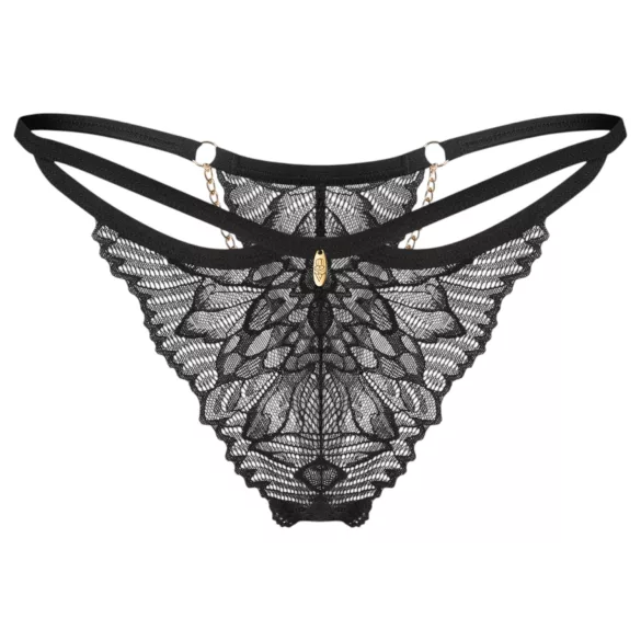 Obsessive Matildea - tanga de encaje (negro) - L/XL