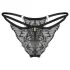 Obsessive Matildea - tanga de encaje (negro) - L/XL