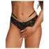 Obsessive Matildea - tanga de encaje abierto (negro)
