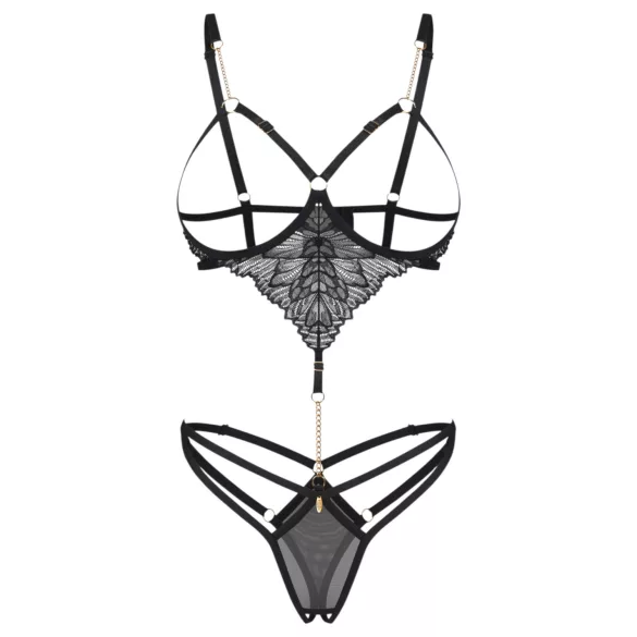 Obsessive Matildea - body abierto (negro) - L/XL
