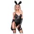 Chilirose - disfraz de conejita - 4 piezas - negro - S/M