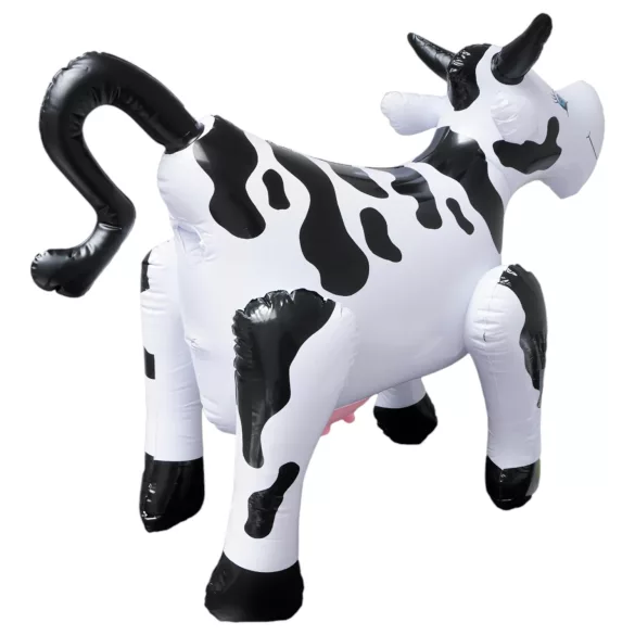 Matylda - muñeca hinchable vaca - látex blanco
