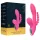 Erospace Sweet Play - vibrador de punto G con sonda anal y succión (rosa)