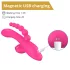 Erospace Sweet Play - vibrador de punto G con sonda anal y succión (rosa)