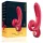 Sweet Play - Vibrador con estimulador de clítoris - silicona - rojo