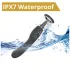Erospace Sweet Play - Vibrador 2 en 1 para clítoris con lengua y succión (negro)