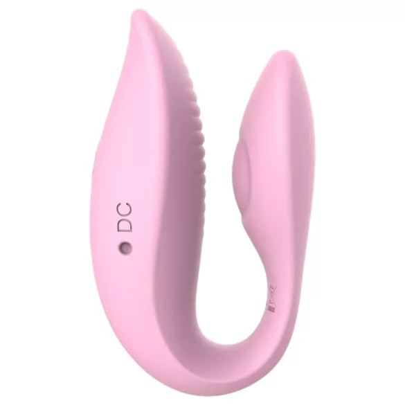 Erospace Sweet Play - vibrador para parejas controlado por aplicación (rosa)