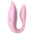Erospace Sweet Play - vibrador para parejas controlado por aplicación (rosa)