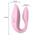Erospace Sweet Play - vibrador para parejas controlado por aplicación (rosa)
