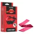 Wild Play - antifaz satinado - negro y rosa