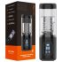 Men's Play - masturbador negro giratorio, succionador y vibrador