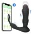 Men's Play - Consolador anal vibrador inteligente - silicona negra
