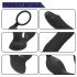 Men's Play - Consolador anal vibrador inteligente - silicona negra