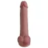 Erospace Natural Play - dildo de silicona 24 cm (color carne)